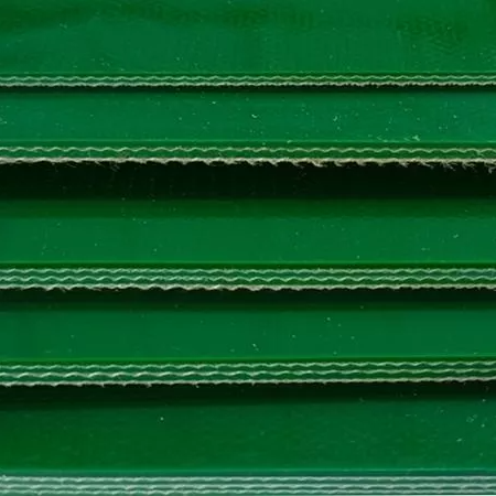 Cinta transportadora de PVC verde