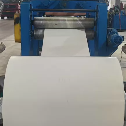 Cintur&oacute;n transportador de goma blanca de grado alimenticio