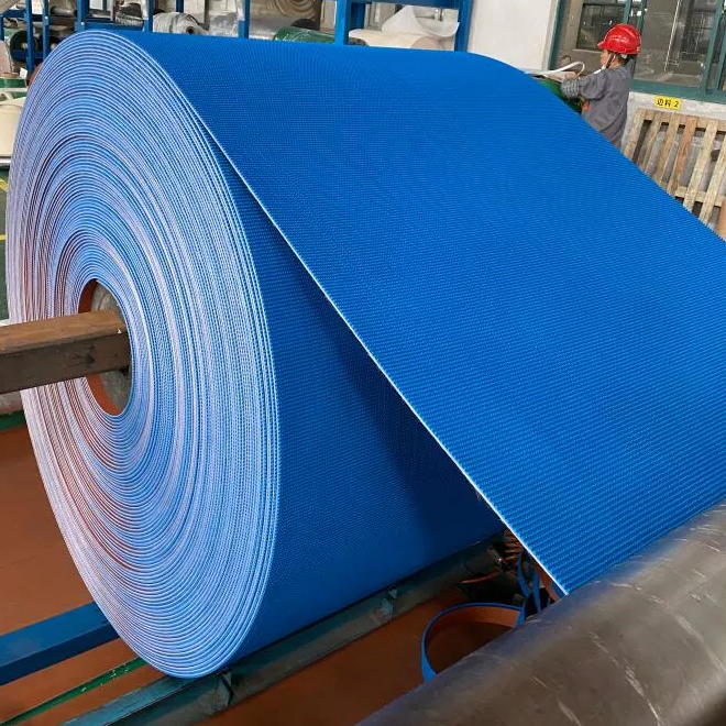 Cintur&oacute;n de reverso de nitrilo carboxilado azul