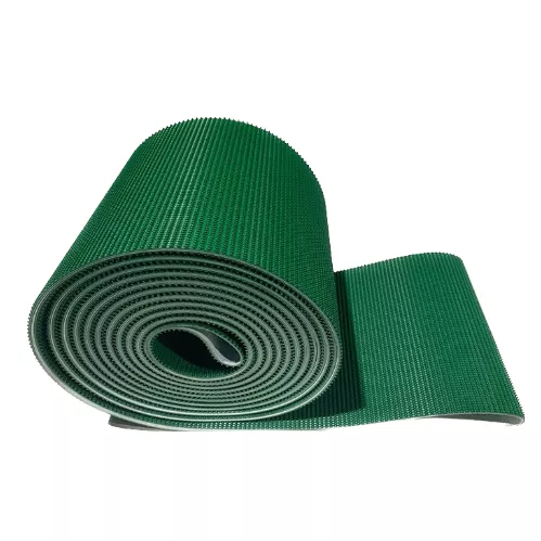 Cinta transportadora de top &aacute;spera de PVC