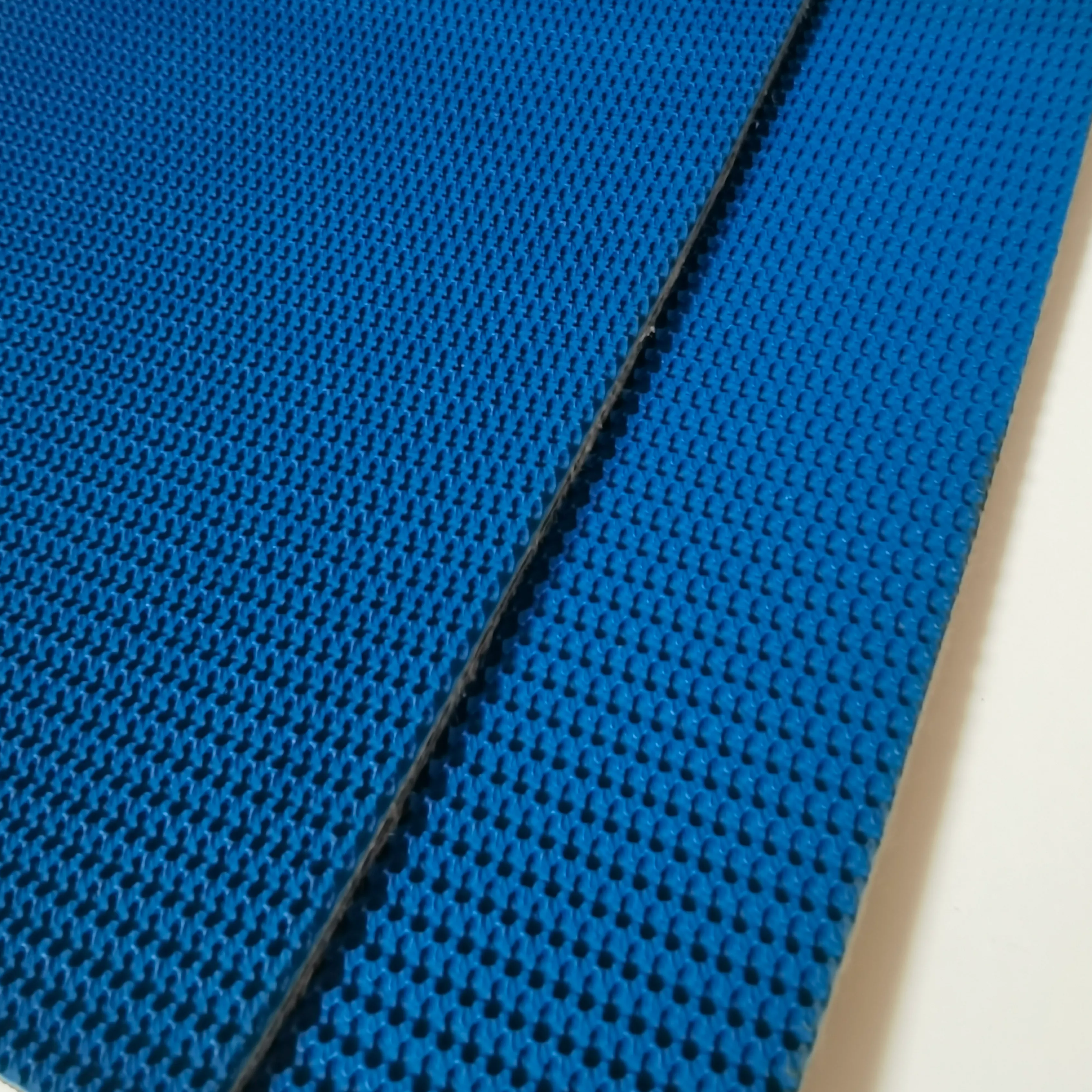 Cintur&oacute;n de goma de nitrilo carboxilado azul/naranja