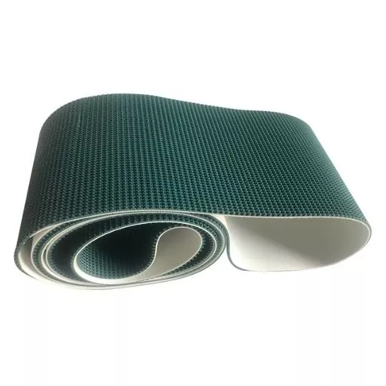 Cinta transportadora de top &aacute;spera de PVC