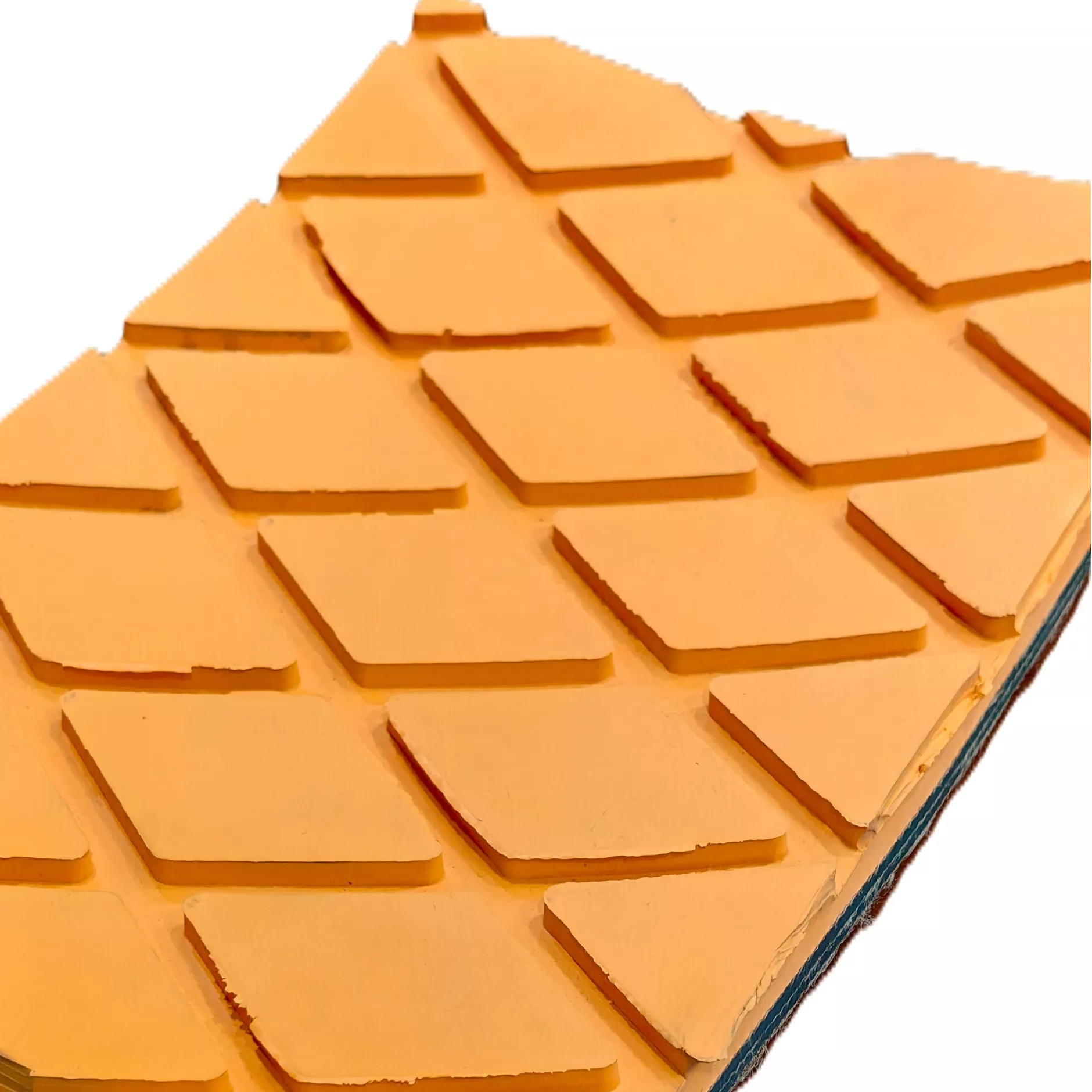 Top de diamante naranja Belting 